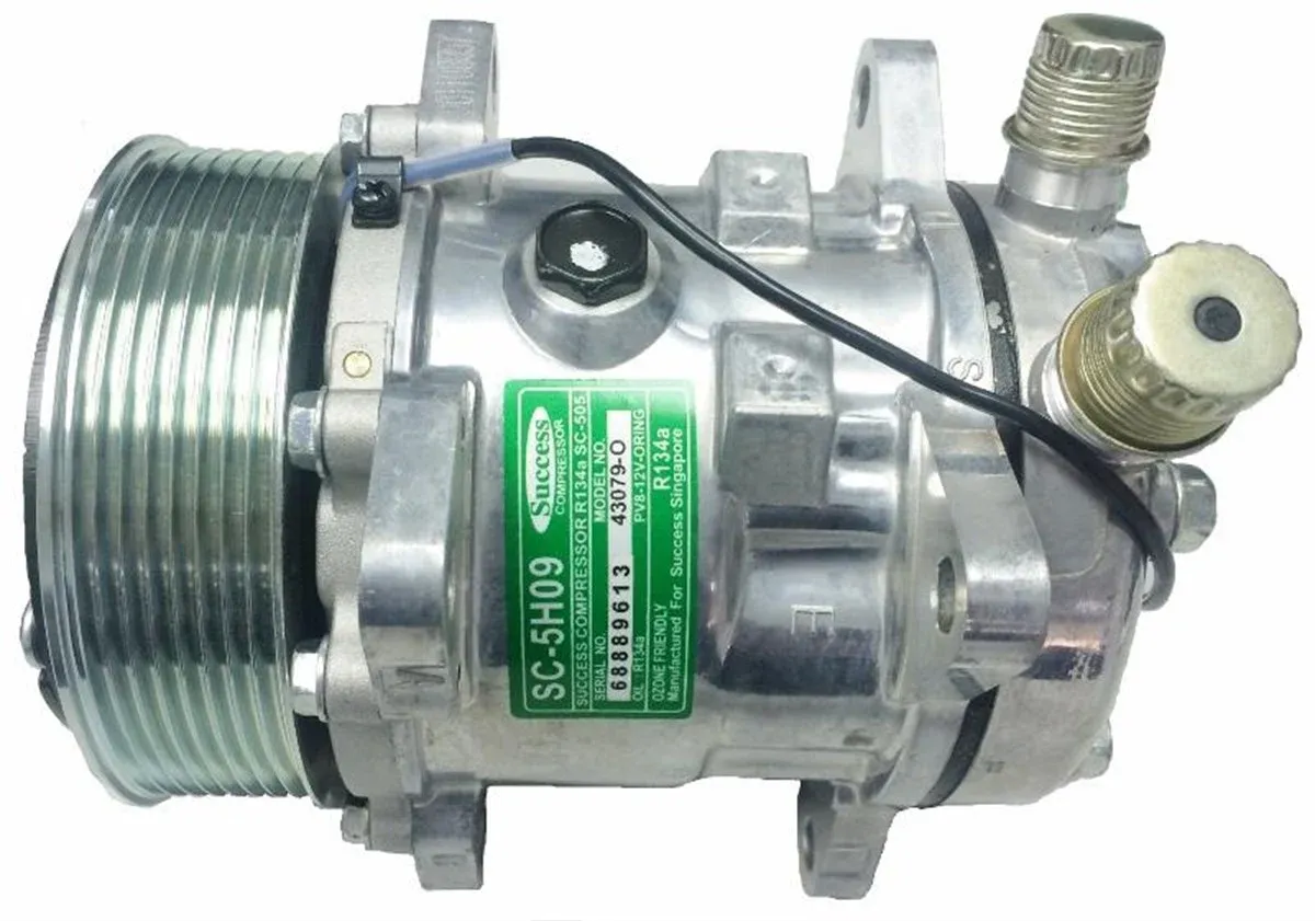 SANDEN KLİMA KOMPRESÖR 12V ÜSTTEN ÇIKIŞ